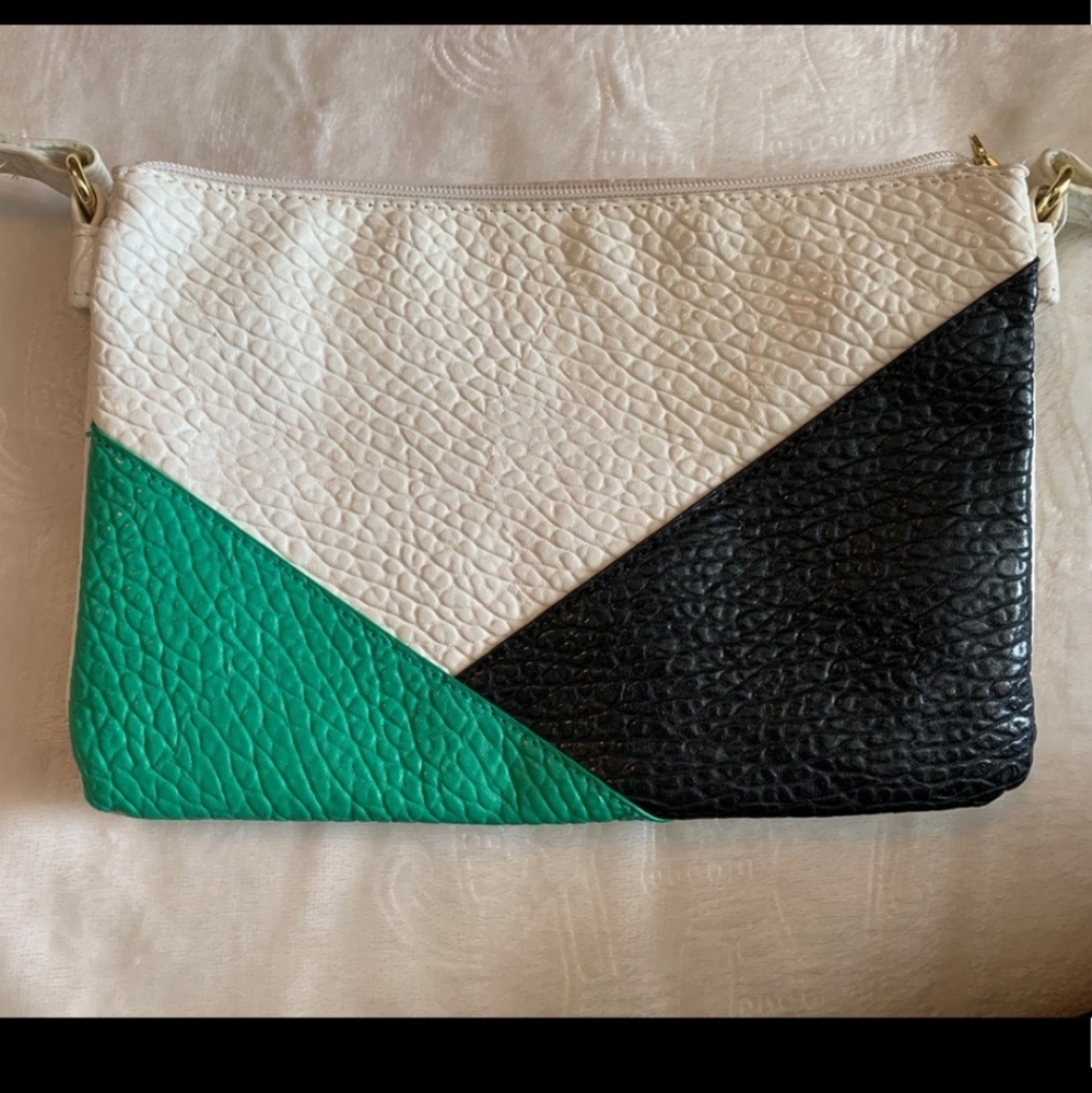 Rosetti ColorBlock White Purse